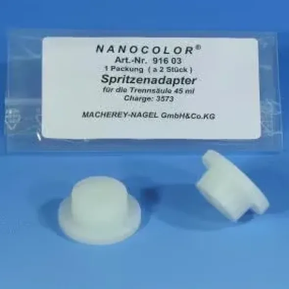 Adaptateur de seringue NANOCOLOR 45 ml pour CHROMABOND x 2