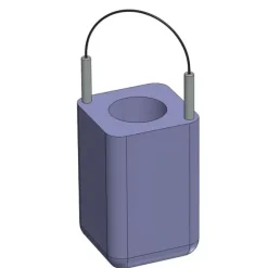 Adaptateur pour tube fond rond 50 ml - Ø 29 x 107 mm - pour nacelle B150 - lot de 4