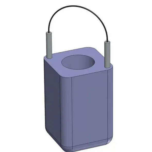 Adaptateur pour tube fond rond 50 ml - Ø 29 x 107 mm - pour nacelle B150 - lot de 4