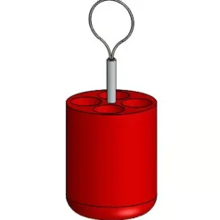 Adaptateur pour tube fond rond 10 ml - Ø 16 x 100 mm - pour nacelle B150 - lot de 4