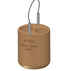 Adaptateur pour tube fond rond 30 ml pour nacelle B290 - lot de 4