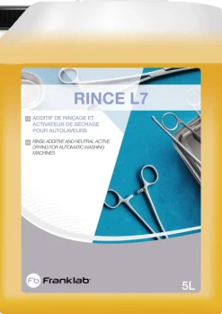 Additif de rinçage et activateur de séchage RINCE L7 - 4 bidons de 5 l
