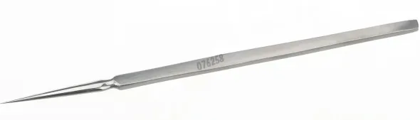 Aiguille droite manche inox
