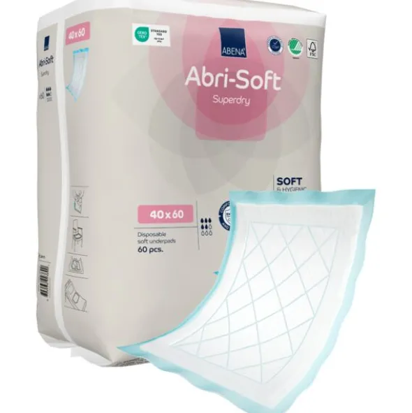 Alèse abri-soft superdry - 40 x 60 cm - 1 carton de 240 unités