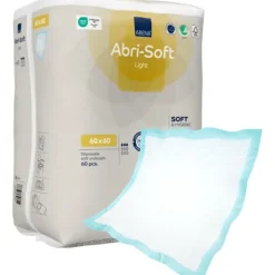 Alèse jetable abri-soft light - 60 x 60 cm - 1 palette de 4800 unités