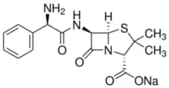 Ampicillin sodium salt, 5 g