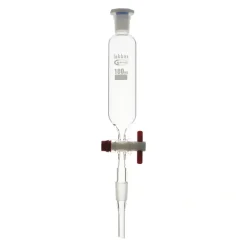Ampoule de coulée avec clé en PTFE 14/23 LBG 3.3 100 ml