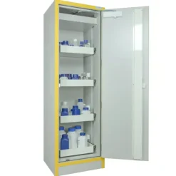 Armoire antifeu 30 minutes haute 1 porte - 4 tiroirs coulissants