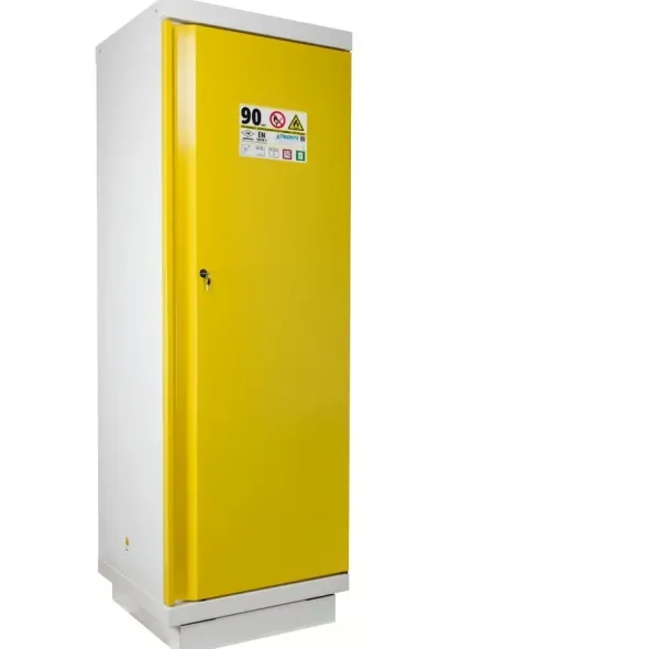 Armoire antifeu 90 minutes haute 1 porte jaune