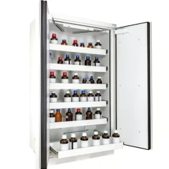 Armoire antifeu 90 minutes haute 2 portes - 6 tiroirs coulissants