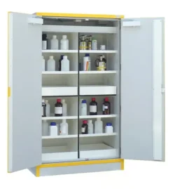 Armoire antifeu 30 minutes multirisque haute 2 portes - 4 compartiments