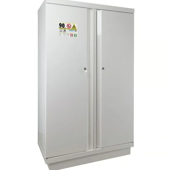 Armoire antifeu 90 minutes multirisque haute 2 portes - 3 compartiments - série 790+M