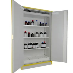 Armoire antifeu 30 minutes - 2 portes hautes - 1 caillebotis
