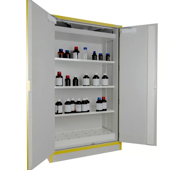 Armoire antifeu 30 minutes - 2 portes hautes - 1 caillebotis