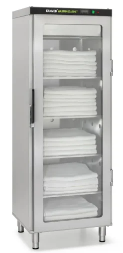 Armoire chauffante haute pour couvertures - 415 l. - 35 à 80°C - acier inoxydable - 66 x 64 x 168 cm - 130 kg à vide
