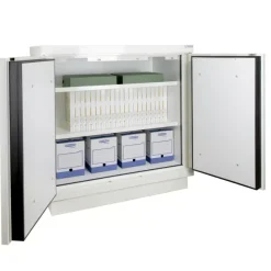 Armoire à documents antifeu 90 minutes comptoir 2 portes - série AD79+