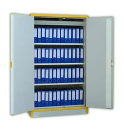 Armoire à documents antifeu 30 minutes haute 2 portes - série AD30