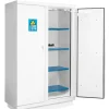 Armoire Double Porte 4 Etageres Special Lithium 90 Min Et 1 Rack De 8 Prises Pour Recharge