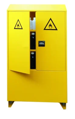 Armoire à extincteur pour produits inflammables - 100 l - extincteur CO2 inclus
