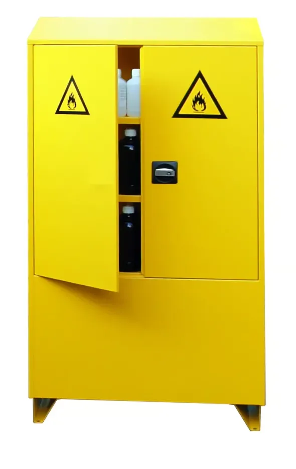 Armoire à extincteur pour produits inflammables - 100 l - extincteur CO2 inclus