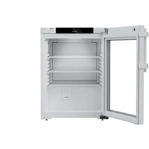 Armoire laboratoire positive qualifiable + 5 °C (±3 °C) 137L froid ventilé - porte vitrée - encas. sous paillasse