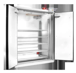 Armoire 90 Min Xxl 2 Portes, 4 étagères , 1 extincteur 1 detecteur , 1 gyrophare et 1 boitier pour connection
