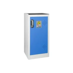 Armoire Simple Paroi Comptoir 1 Porte, 2 étagères, 2 coussins Ignifuges Pour Stockage Uniquement Coloris Bleu
