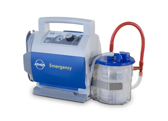 Aspirateur de mucosités électrique C341 Battery Médi-Vac sur batterie - bocal 1 l pour poche usage unique - 26 l/min