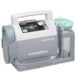 Aspirateur de mucosités électrique Accuvac Lite Weinmann - bocal de recueil à usage unique