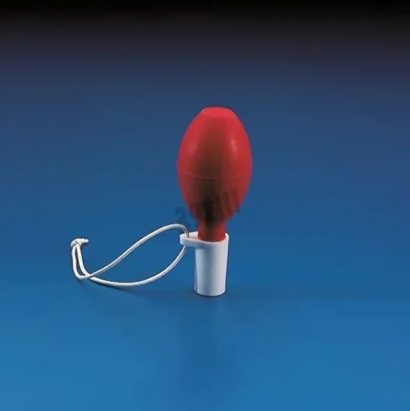 Aspire-pipettes de sureté caoutchouc rouge et silicone