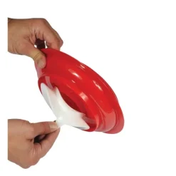 Assiette à rebord blanche