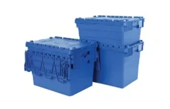 Bac de transport bleu 600 x 400 x h320 mm