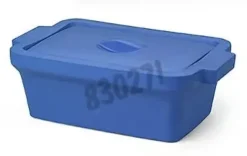 Bac à glace avec couvercle 4 l bleu