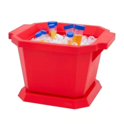 Bac à glace avec couvercle 4 l rouge