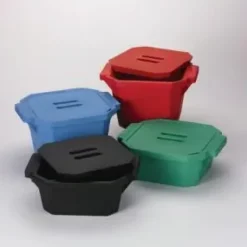Bac glace avec couvercle medium bleu 4 l