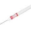 Backflush avec embout mousse 20G - lot de 5 - à usage unique - livré stérile - code couleur : rouge