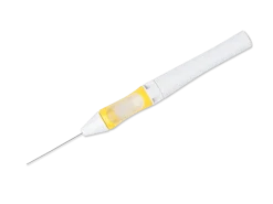 Backflush avec embout mousse 27G - lot de 5 - à usage unique - livré stérile - code couleur : jaune