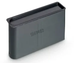 Bac 60 ml auto-stable avec couvercle noir x 28