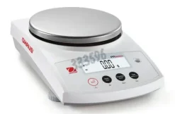 Balance de précision ohaus pr2202/e 2200gx0,01g cal.ext. plateau Ø 180 mm