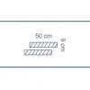 Bande adhésive - 9 x 50 cm - 1 carton de 390 paires