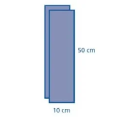 Bande adhésive - 10 x 50 cm - 1 carton de 120 paires