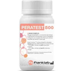 Bandelette de contrôle du taux d acide peracétique PERATEST - boîte de 100 unités