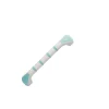 Barre appui murale droite Prima - l. 30 cm - en polypropyène antidérapant - poids limite 160 kg - blanc et vert
