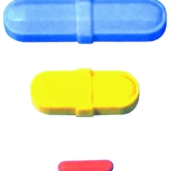 Barreau octogonal PTFE bleu 25 x Ø 8 mm