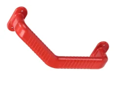 Barre d'appui Ashby - murale, coudée, de 33 cm - rouge
