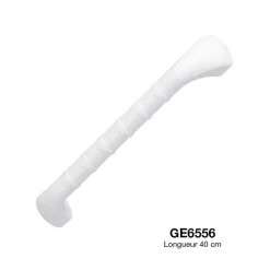 Barre d'appui murale droite Prima - l. 40 cm - blanc