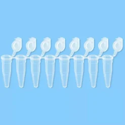 Barrette 8 tubes PCR 0,2 ml Multiply µStripPro bouchons attachés x 480