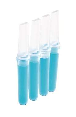 Barrette 4 tubes style rotor-gene 0,1 ml et bouchons naturel x 250