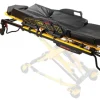 Barrières latérales rabattables XPS et matelas renforcé bariatrique pour brancard à hauteur variable Power-Pro XT