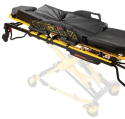 Barrières latérales rabattables XPS et matelas renforcé bariatrique pour brancard à hauteur variable Power-Pro XT